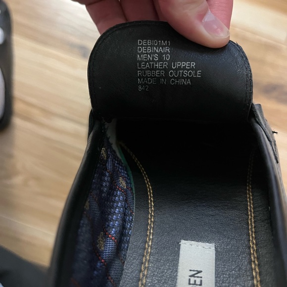 Steve Madden black dress shoes. Leather loafers. - Picture 4 of 5